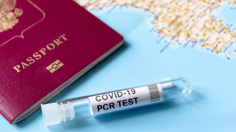 COVID-19: Travel traffic light system scrapped - and changes to coronavirus tests for fully jabbed holidaymakers announced